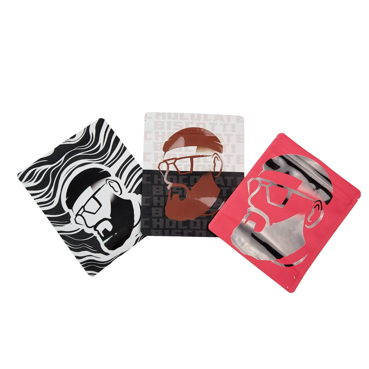 Προσαρμοσμένα τυπωμένα 3.5g-28g επανακλείσιμα αρωματικά σακίδια τροφίμων Mylar