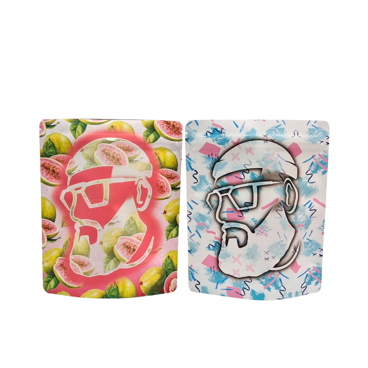 Επαναχρησιμοποιήσιμες Θερμοκολλητικές Σφραγίδες 3.5g 1oz Mylar Τσάντες με Φερμουάρ Όρθιες Αλουμινίου Φύλλου Αδιάβροχες για Οσμές Cali Αποθήκευσης Τροφίμων Mylar Τσάντες Προσαρμοσμένης Εκτύπωσης