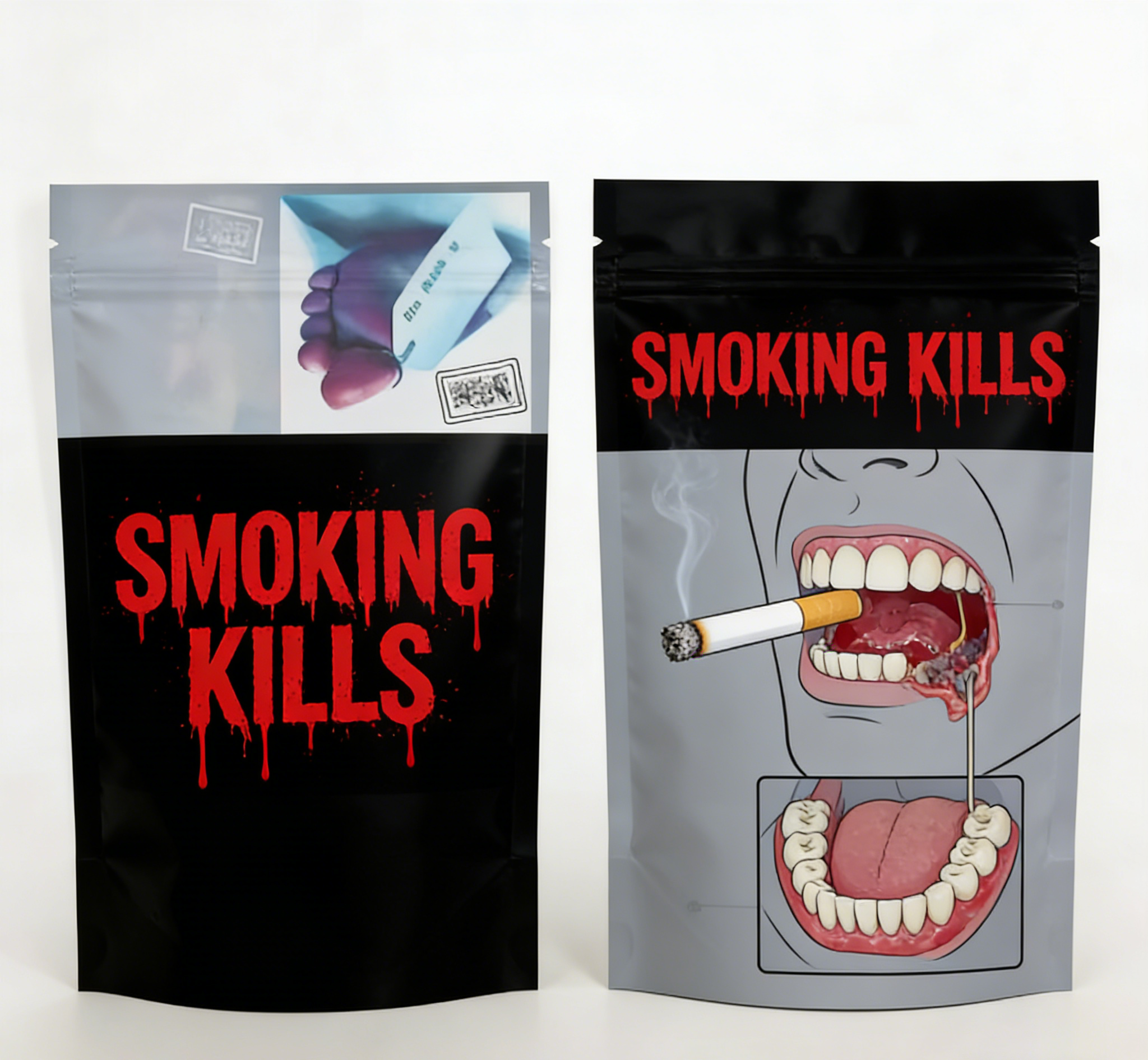 Προσαρμοσμένη εκτυπωμένη αποσμητική τσάντα Mylar Ziplock για συσκευασία σνακ