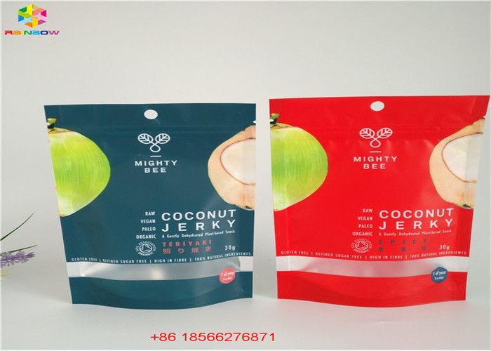 Το φύλλο αλουμινίου αργιλίου τοποθετεί τις πλαστικές σακούλες την πλευρά τρία που σφραγίζεται που συσκευάζουν σε σάκκο με τοπ Ziplock