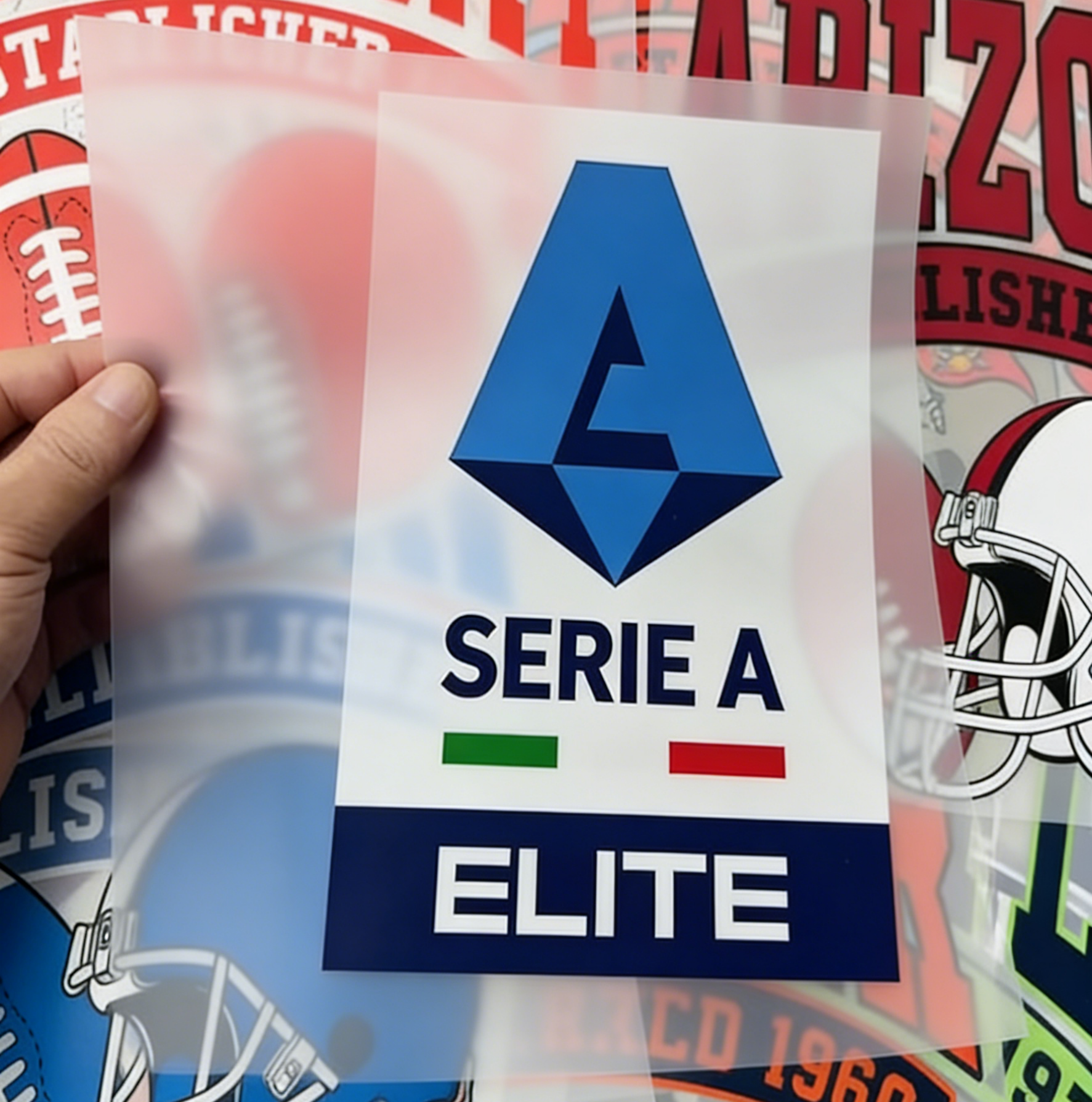 Προσαρμοσμένο λαμπερό στο σκοτάδι ασημένιο ολογραφικό σήμα θερμικής εκτύπωσης προσαρμοσμένο μοτίβο αυτοκόλλητο ρούχων μεταφοράς θερμότητας