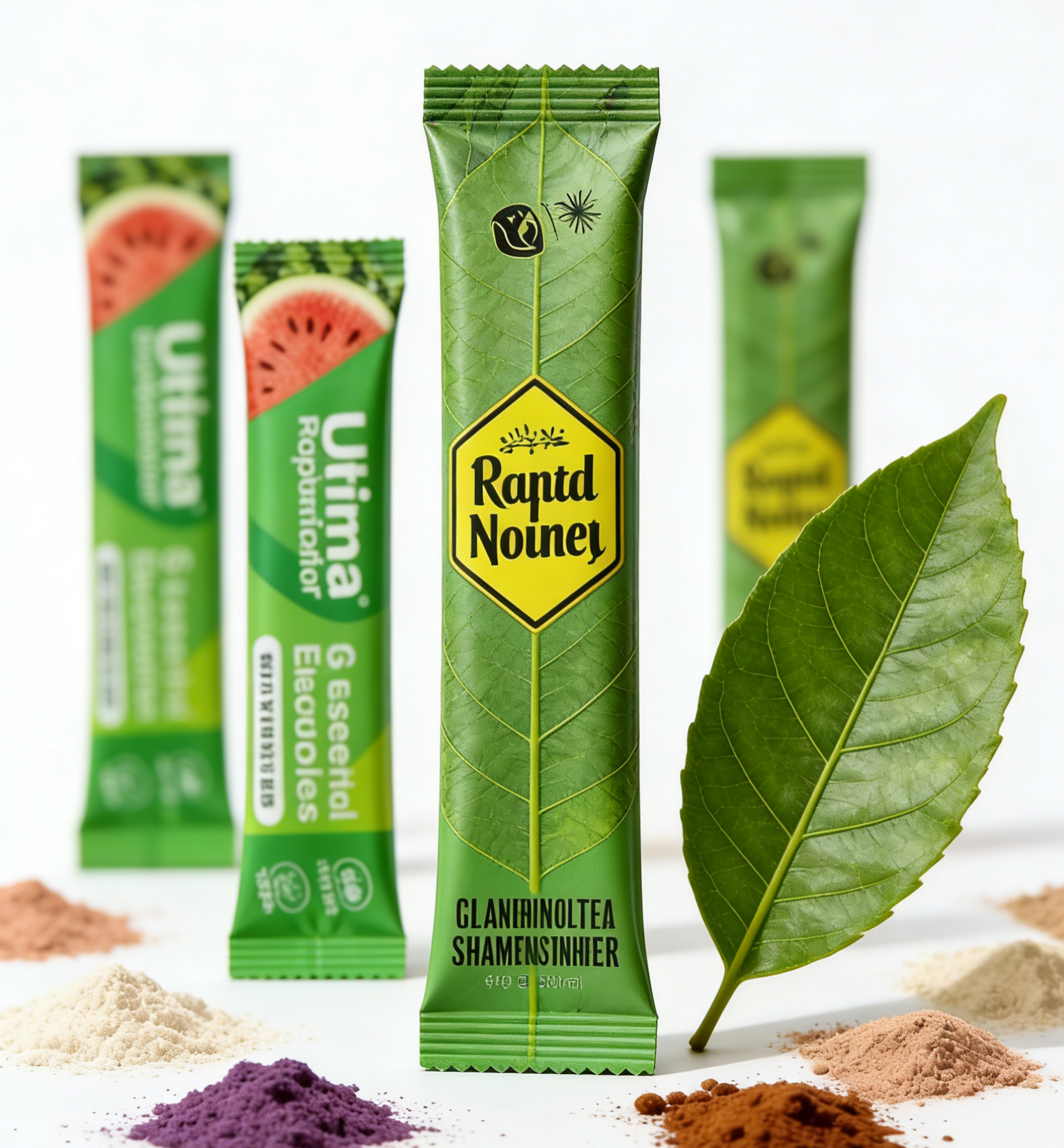 Προσαρμοσμένο 1g 3g 5g Γάλα-τσάι σε σκόνη Φακελάκι κολλαγόνου σε σκόνη Θερμοσφραγιζόμενο ανακυκλώσιμο φύλλο αλουμινίου PET με πλαστικοποιημένο φερμουάρ Τσάντα τροφίμων