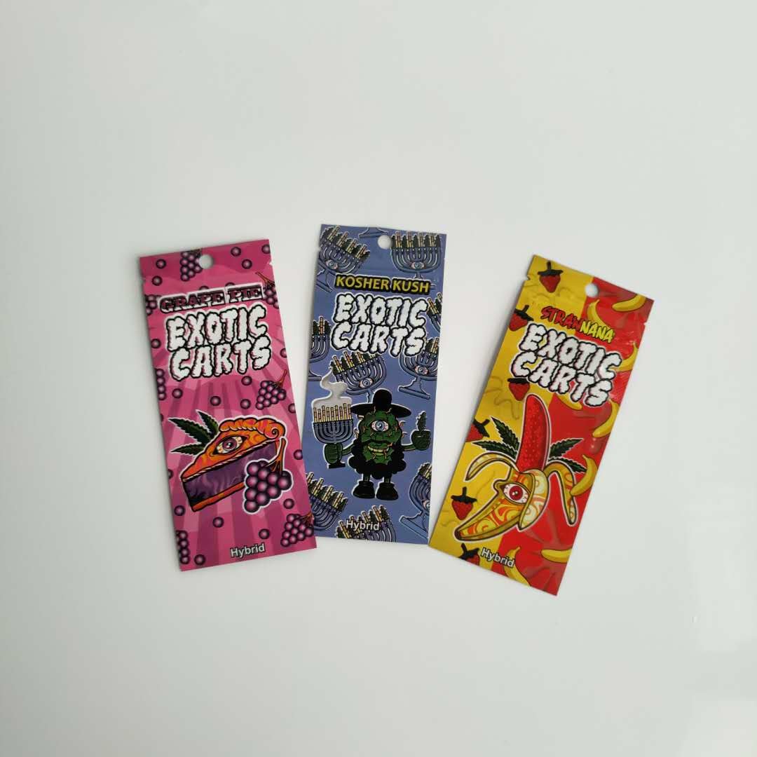 Κλειδαριά φερμουάρ λογότυπων συνήθειας τσαντών συσκευασίας τροφίμων κασετών Vape με το σαφές παράθυρο