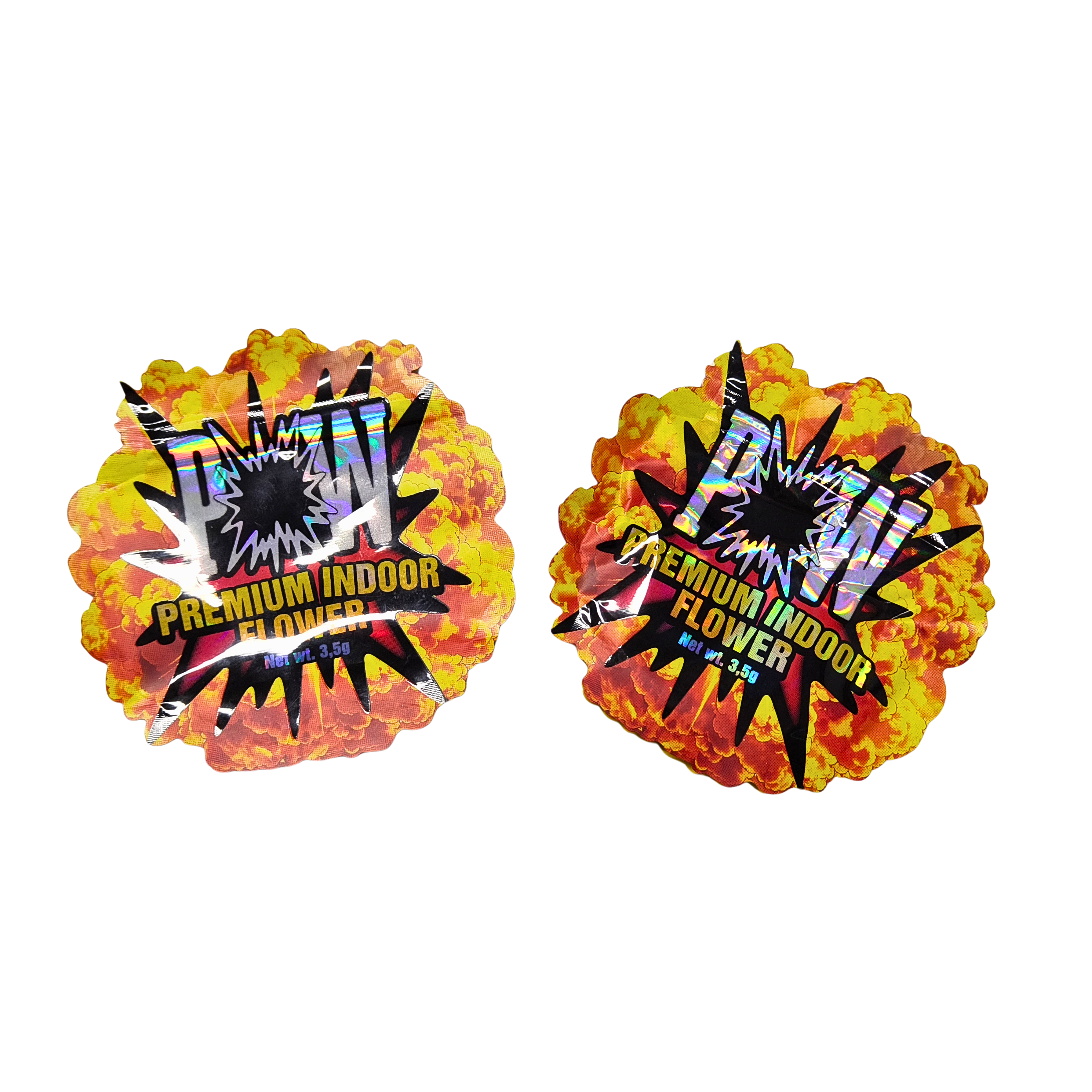 Προσαρμοσμένες ολογραφικές αρωματικές σακούλες Mylar με επανακλειδωτό φερμουάρ για συσκευασίες σνακ