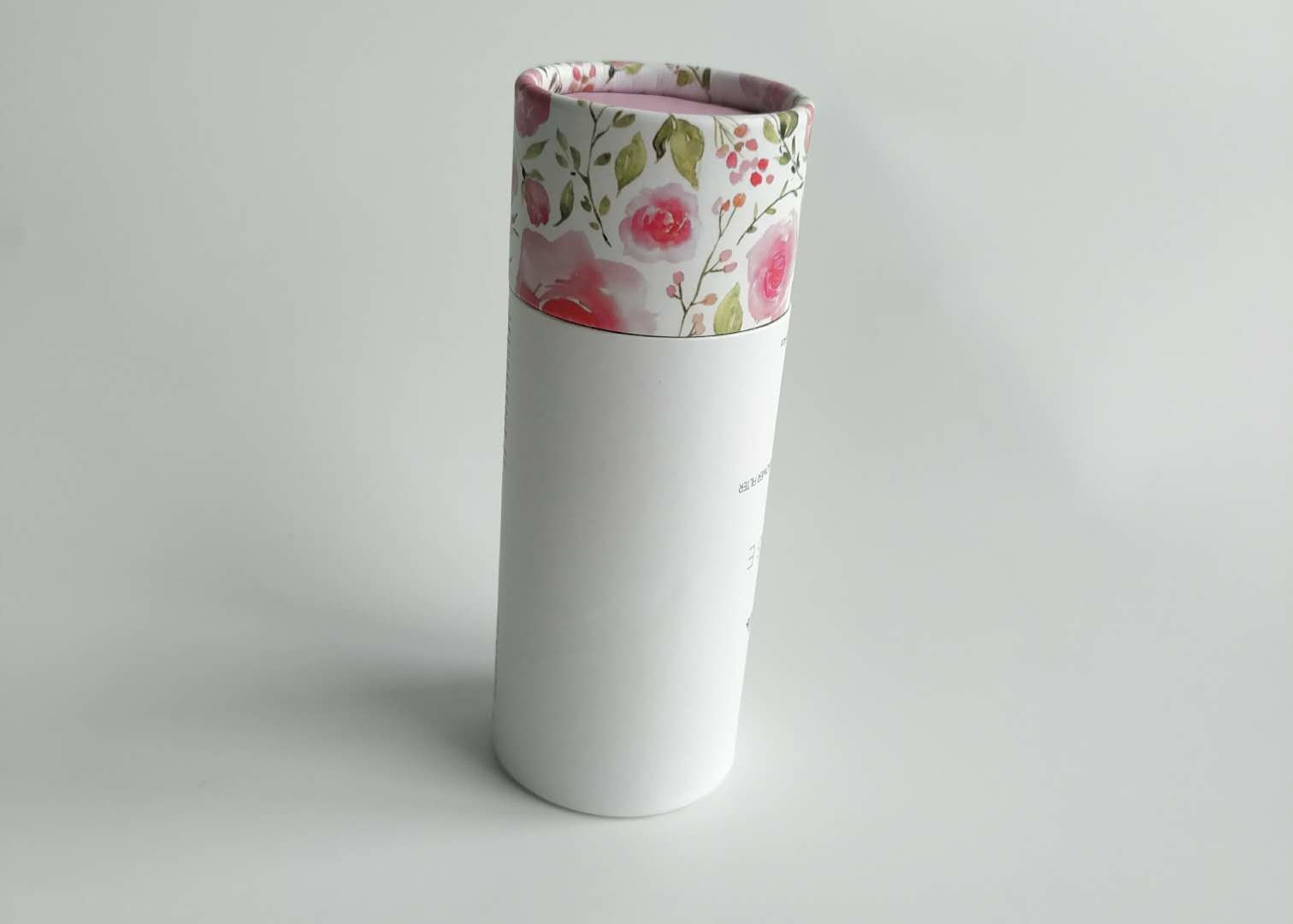 Τυπωμένο χαρτόνι εγγράφου καλλυντικών κιβωτίων εγγράφου κυλίνδρων συνήθεια για τη συσκευασία