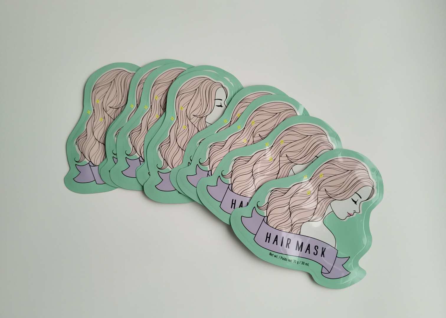 Ψηφιακή εκτύπωσης καλλυντική συσκευάζοντας διάτρηση μασκών τσαντών του προσώπου ανακυκλώσιμη οποιοδήποτε μέγεθος