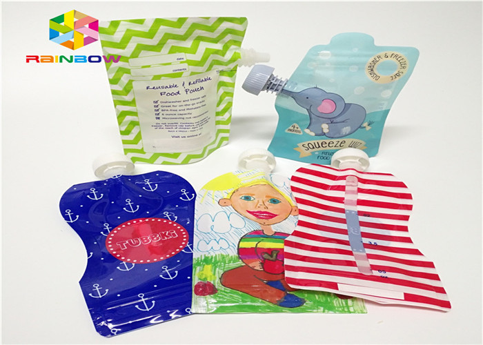 Η στάση φύλλων αλουμινίου αργιλίου ρίχνει επάνω τη σακούλα που συσκευάζει το προσαρμοσμένο τυπώνοντας πλαστικό 120ml