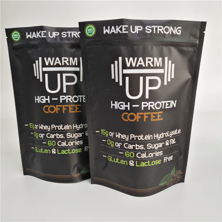 Πλαστικές σακούλες φύλλων αλουμινίου αργιλίου που συσκευάζουν την τσάντα σκονών συμπληρωμάτων αθλητικής διατροφής βιταμινών