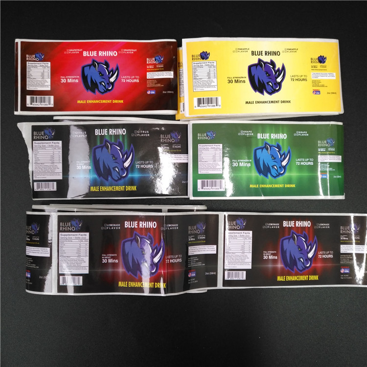 Το PVC διαφανές συρρικνώνεται μεταλλικό ολογραφικό γραμμωτών κωδίκων ετικετών μανικιών για το μπουκάλι κιβωτίων/χαπιών