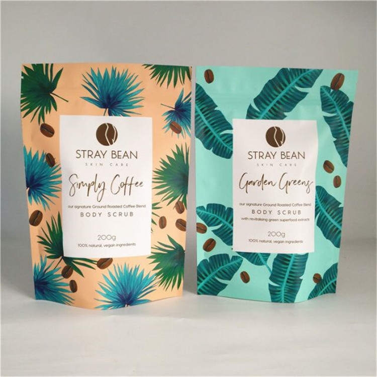 Οι βιοδιασπάσιμες τσάντες τσαγιού που συσκευάζουν προσαρμοσμένο Airtightbody τρίβουν το σακούλι στιγμιαίου καφέ