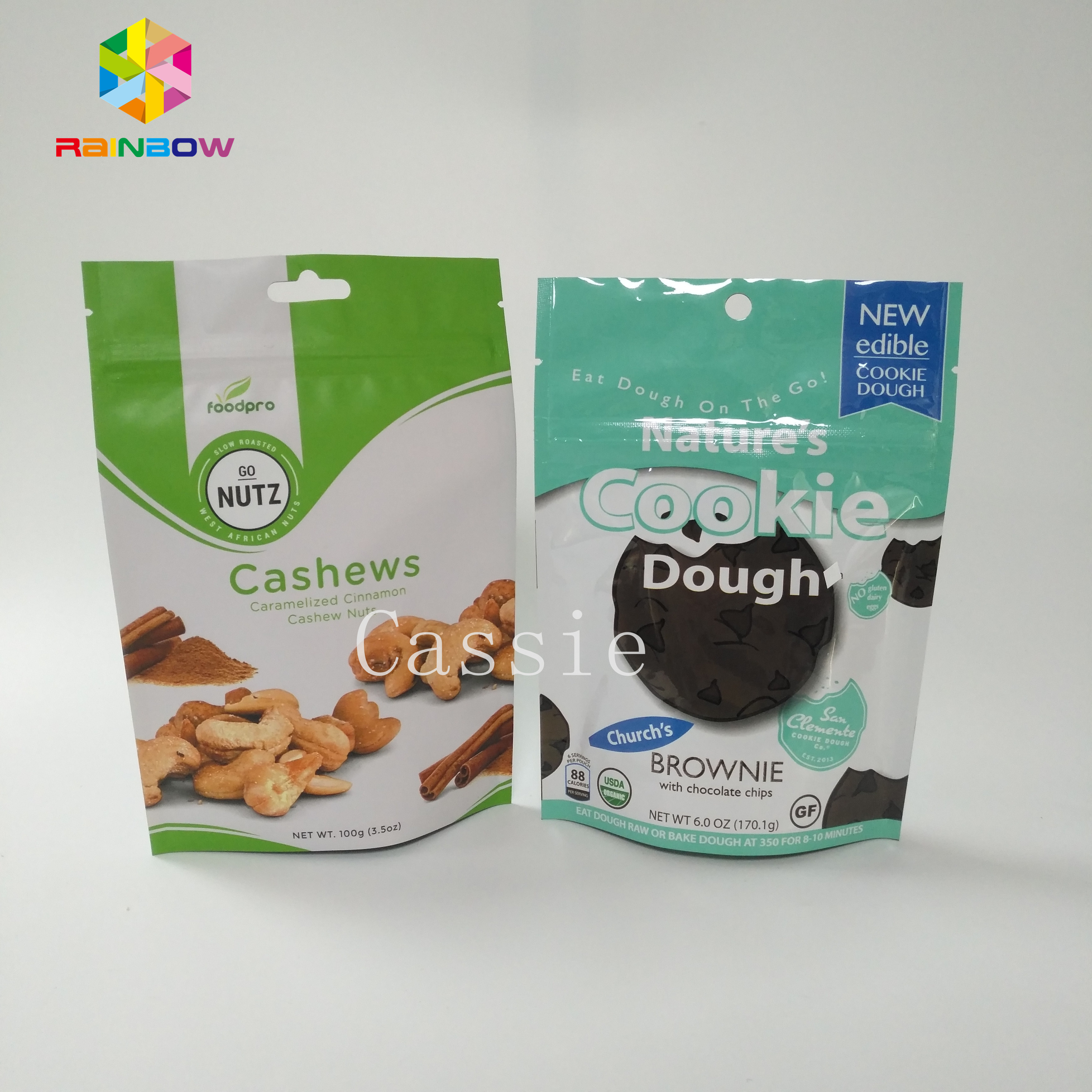 Gravure στάση εκτύπωσης επάνω στην κλειδαριά φερμουάρ τσαντών φύλλων αλουμινίου αργιλίου που προσαρμόζεται για τα τρόφιμα σκονών