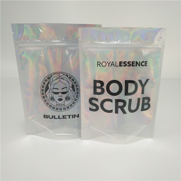 Shinning οι ολογραφικές φύλλων αλουμινίου τσάντες Mylar ολογραμμάτων σακουλών συσκευάζοντας ακτινοβολούν πολωνική τσάντα καρφιών σκονών