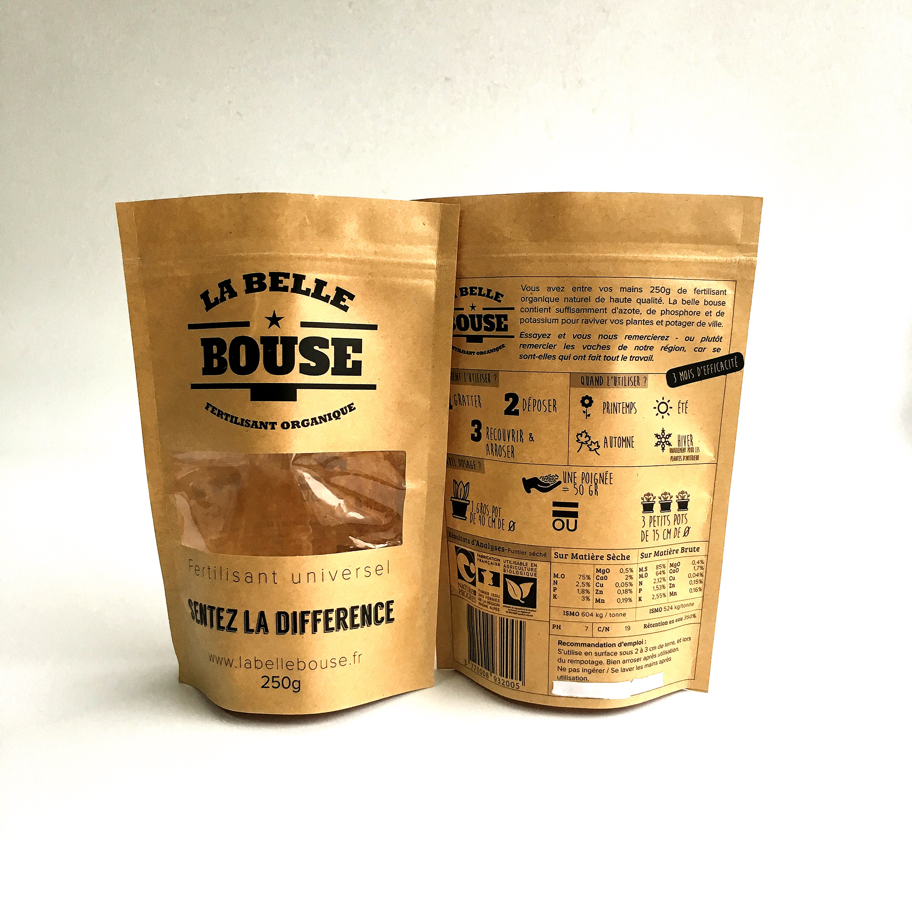 Ανακυκλώσιμη προσαρμοσμένη εγγράφου στάση κλειδαριών φερμουάρ τσαντών φυσική επάνω στη σακούλα με το παράθυρο