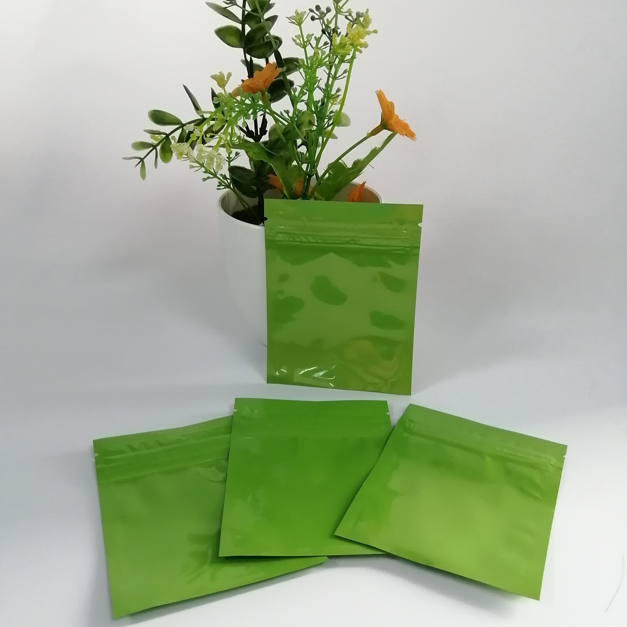 Πλαστικό μικρό Ziplock συνήθειας σακουλιών τοποθετεί το φύλλο αλουμινίου αργιλίου μέσα στην υγρασία σε σάκκο - απόδειξη