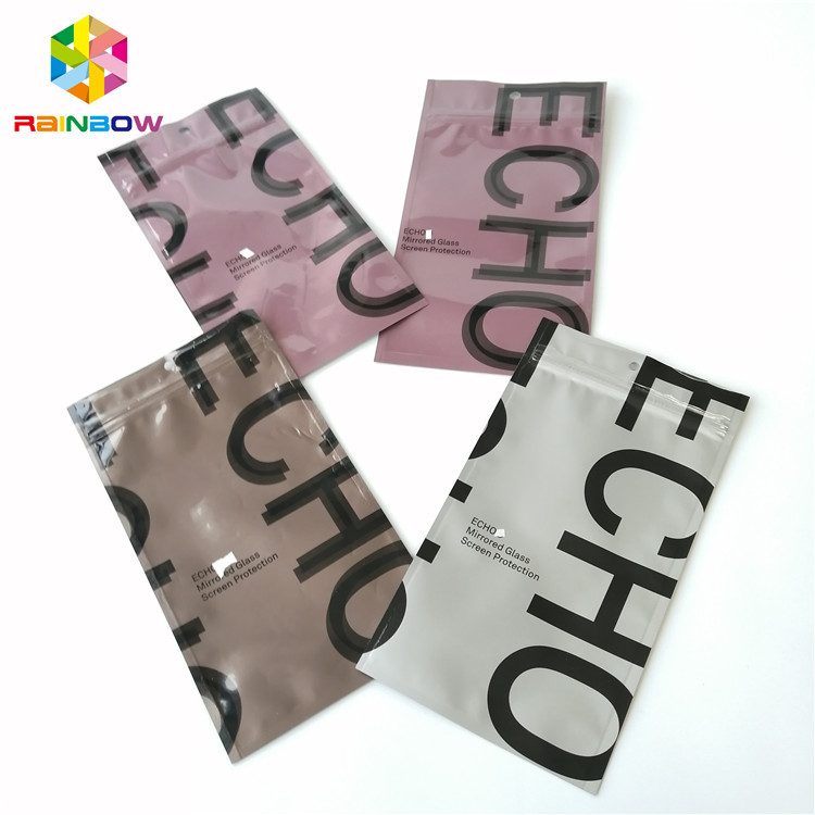 Ziplock φύλλων αλουμινίου αλουμινίου η συσκευασία τοποθετεί την τρίπλευρη σφραγισμένη πλαστική κενή σακούλα τσαγιού σε σάκκο