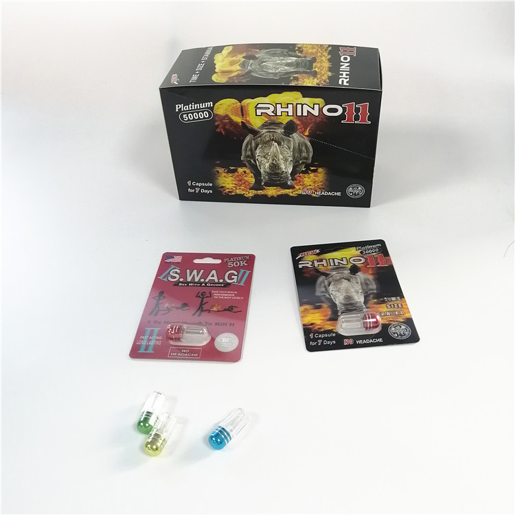 Συσκευάζοντας σφαίρα εμπορευματοκιβωτίων ρινοκέρων καρτών φουσκαλών συνήθειας για την αρσενική συσκευασία καψών αυξήσεων