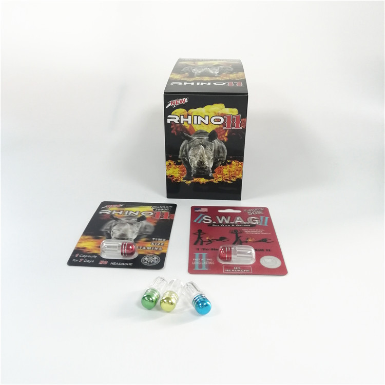 Ρινόκερος κάρτα φουσκαλών 69 σειρών που συσκευάζει την αρσενική αυξήσεων συσκευασία φουσκαλών χαπιών χαπιών τρισδιάστατη