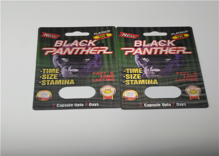 Συνήθειας φωτογραφικών διαφανειών φουσκαλών καρτών συσκευασίας VIP χρυσό 69K ρινοκέρων σκονών κιβώτιο επίδειξης καψών συσκευάζοντας