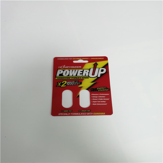 Θηλυκή κάρτα φουσκαλών χαπιών ανυψωτών που συσκευάζει το υποζύγιο 30000 Mamba για το χρυσό μπουκάλι καψών