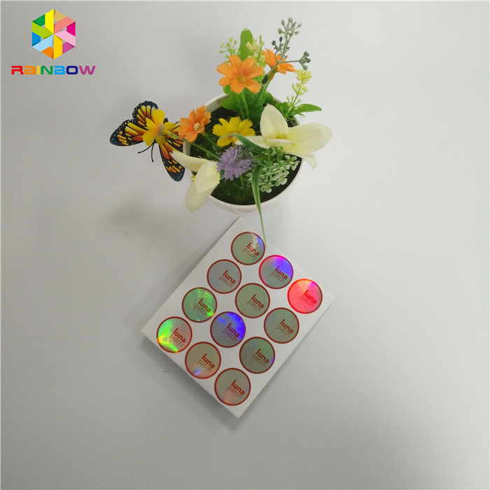 Η εκτύπωση συνήθειας συρρικνώνεται περικαλυμμάτων μανικιών την αδιάβροχη ετικέτα αυτοκόλλητων ετικεττών ολογραμμάτων συγκολλητική