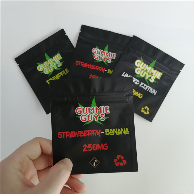 Πλαστικές σακούλες κλειδαριών φερμουάρ φύλλων αλουμινίου αργιλίου που συσκευάζουν τη Resealable πλευρά τρία που σφραγίζεται