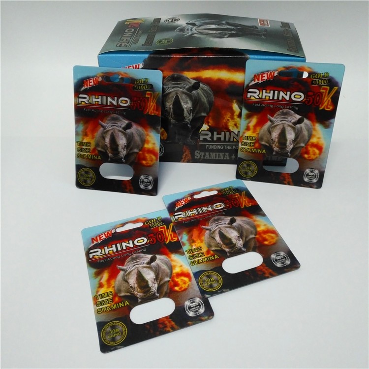 Πακέτο φουσκαλών κιβωτίων επίδειξης που συσκευάζει την τρισδιάστατη εκτύπωση για τα αρσενικά χάπια αυξήσεων Mamba