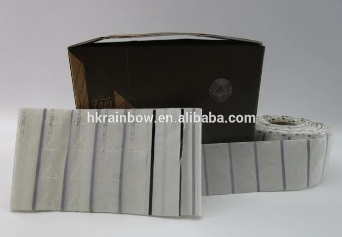 Η PET σαφής συρρικνώνεται το συγκολλητικό αφής τύπο τριγώνων προειδοποίησης αυτοκόλλητων ετικεττών μπράιγ ετικετών μανικιών