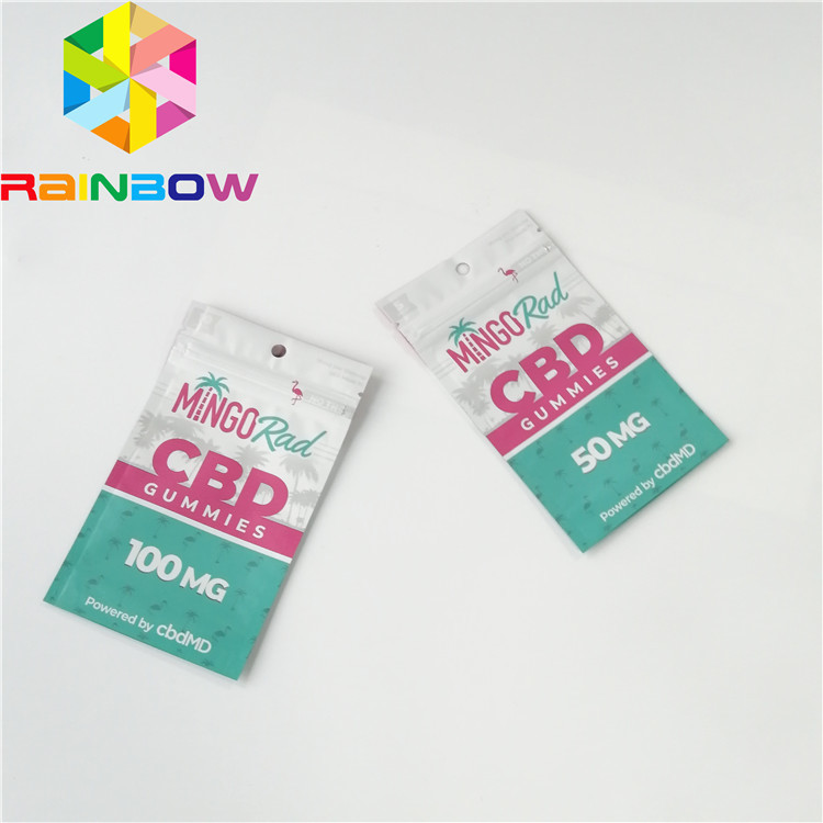 Ανακυκλώσιμες πλαστικές σακούλες που συσκευάζουν Ziplock CBD τη Gummy Gravure τσαντών καραμελών εκτύπωση
