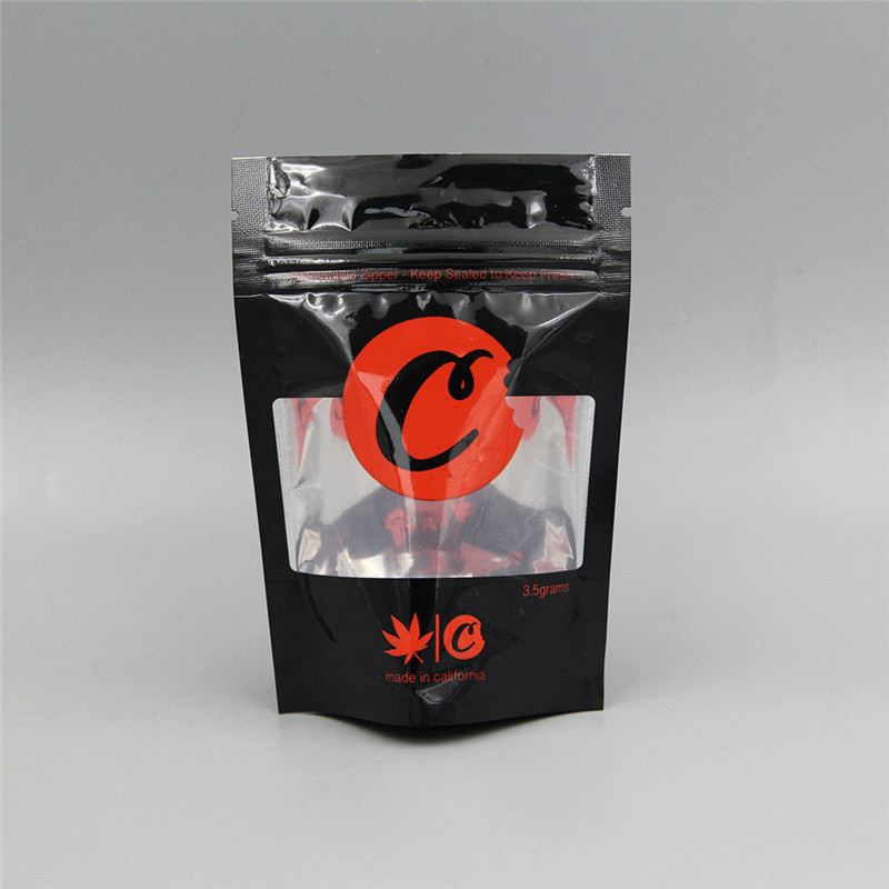 Ασφαλής για τα παιδιά Ziplock συσκευασία μπισκότων λουλουδιών CBD Edibles κάνναβης απόδειξης μυρωδιάς Mylar Po πλαστικών τσαντών