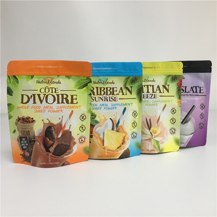 200g στάση φερμουάρ αργιλίου επάνω στις σακούλες που συσκευάζουν Gravure συνήθειας την εκτύπωση για την πρωτεΐνη