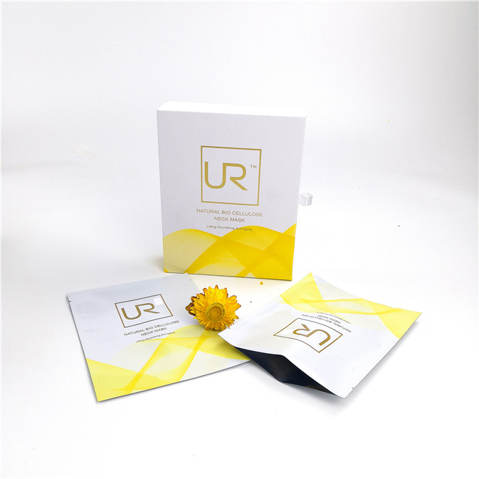 Κιβώτιο εγγράφου ελασματοποίησης μεταλλινών που συσκευάζει τις τσάντες μασκών Skincare ουσιαστικού πετρελαίου που προσαρμόζονται