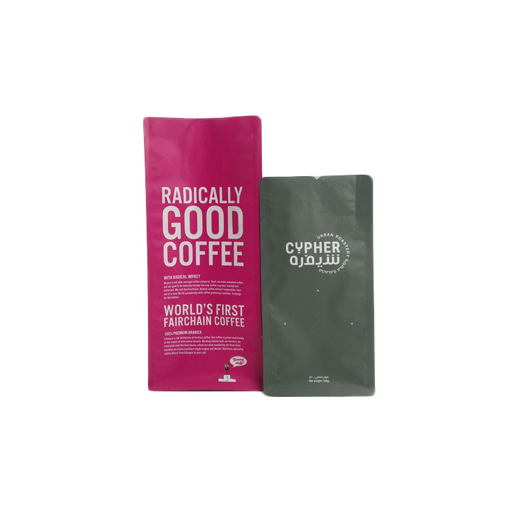 Η συνήθεια που τυπώνεται συγκολλά τις τσάντες τσαγιού με θερμότητα Resealable με μια βαλβίδα εξαέρωσης τρόπων