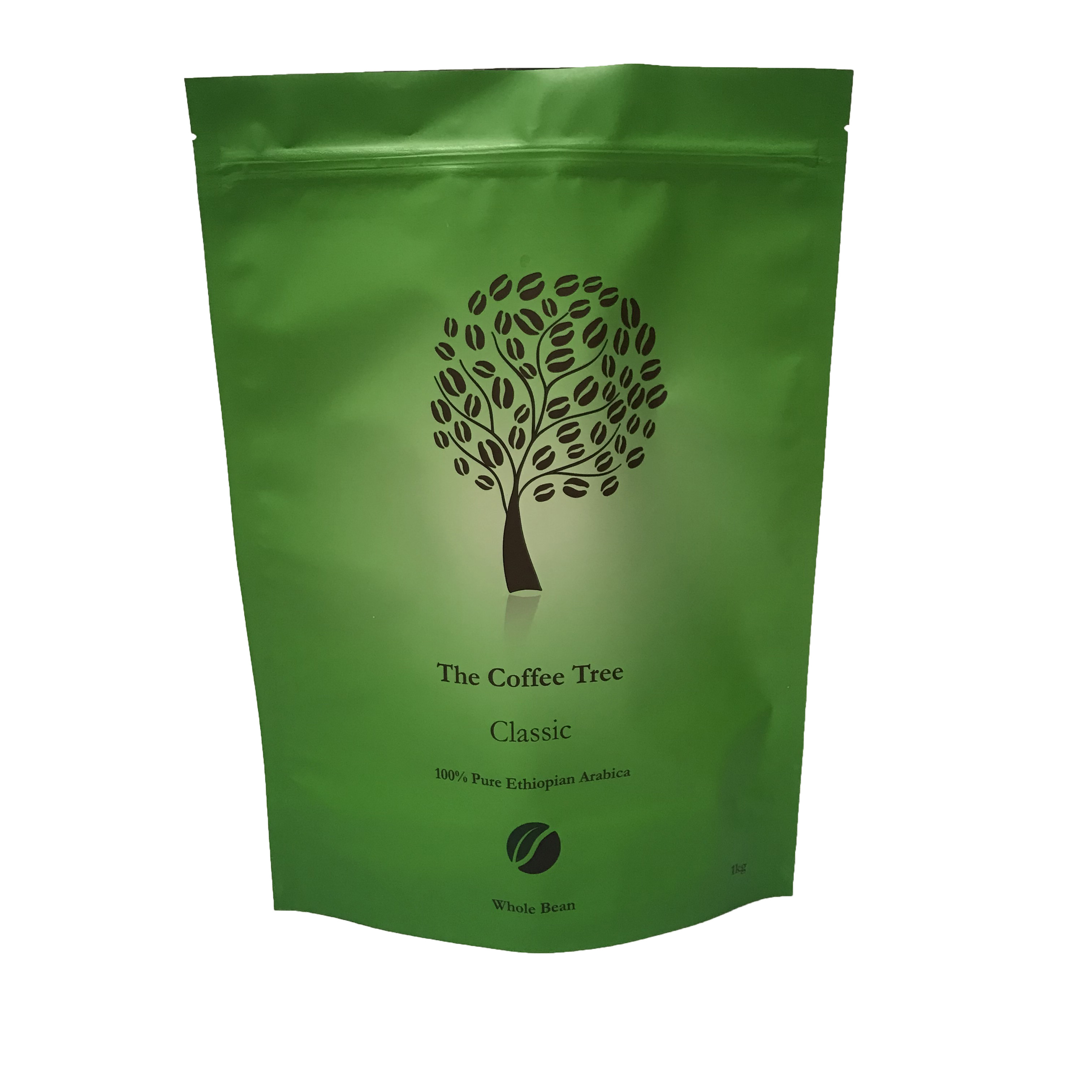 Ziplock συσκευασίας σακουλών φύλλων αλουμινίου φύλλων αλουμινίου αργιλίου ματ επιφάνεια τσαντών Mylar καφέ Doypack