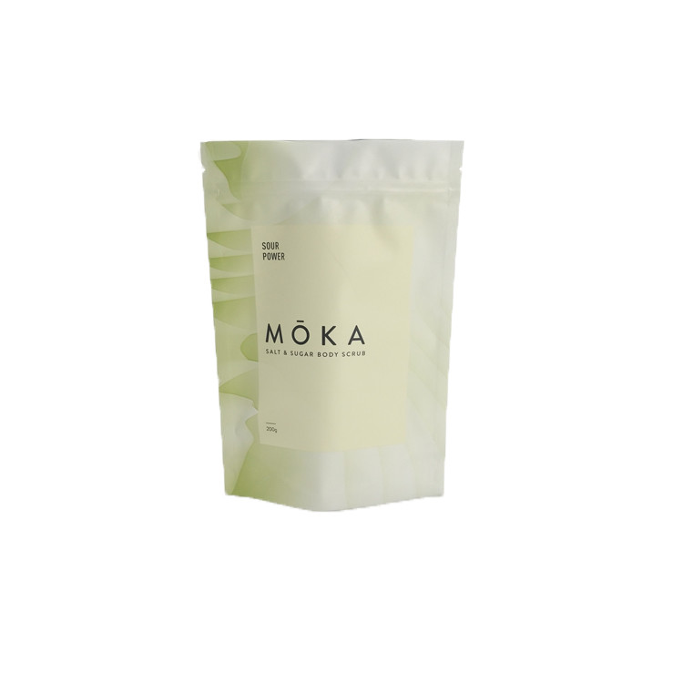 Στάση εκτύπωσης συνήθειας επάνω Ziplock φύλλων αλουμινίου αργιλίου σακουλών στην επαναχρησιμοποιήσιμη ματ τσάντα τσαγιού καφέ