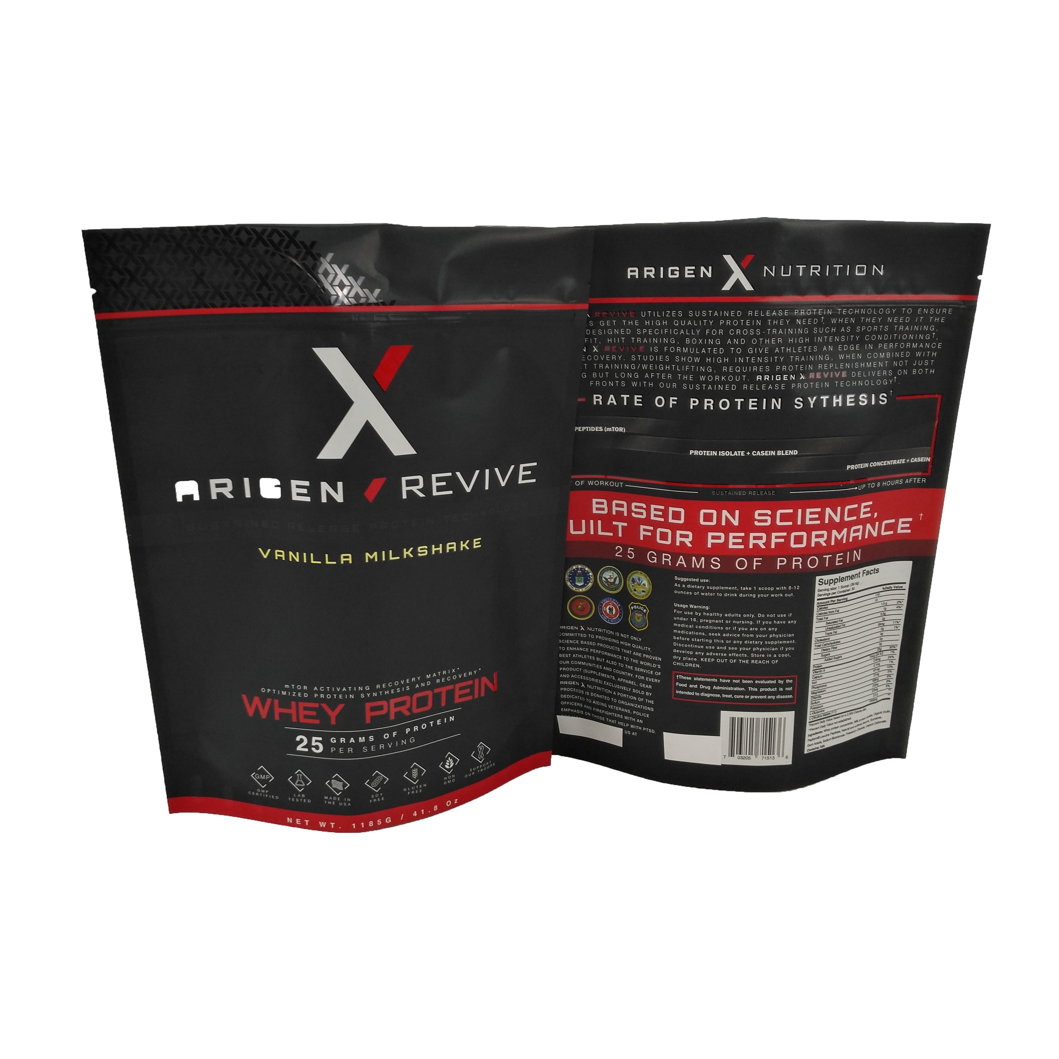 Στάση φύλλων αλουμινίου αργιλίου βαθμού τροφίμων επάνω στη σακούλα