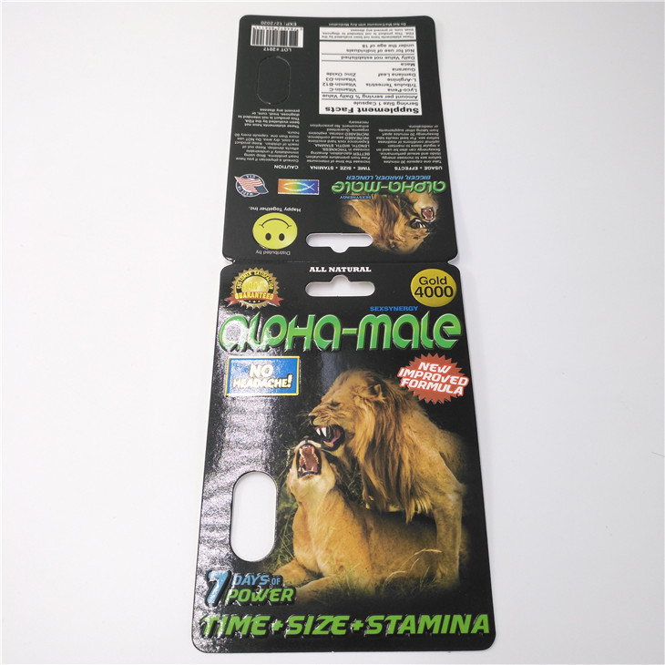 Συσκευάζοντας κάρτα εγγράφου χαπιών CMYK προσαρμοσμένη χρώμα πλαστική