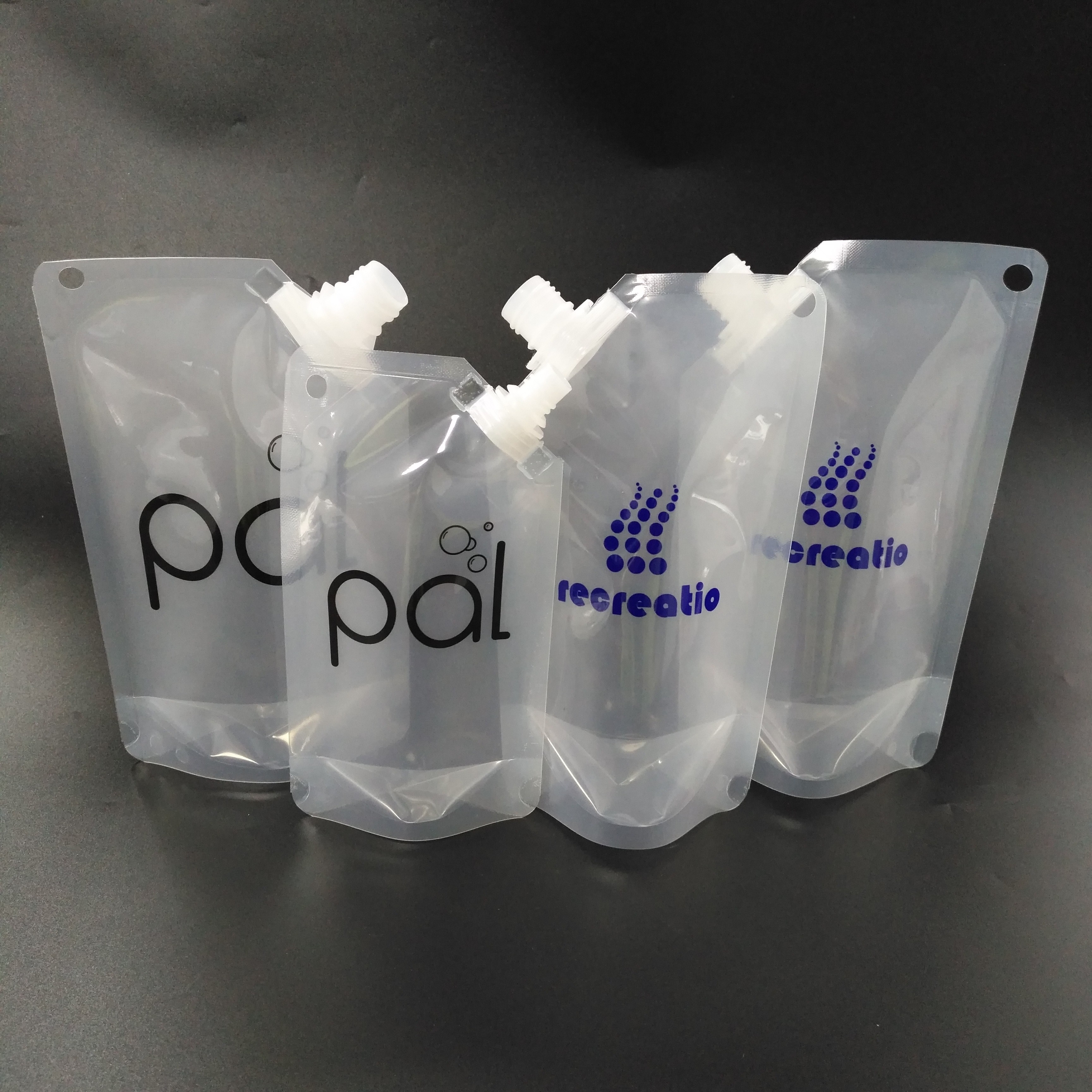 Ισχυρή σφραγίζοντας διαφανής στάση ποτών 1000ml επάνω στις σακούλες