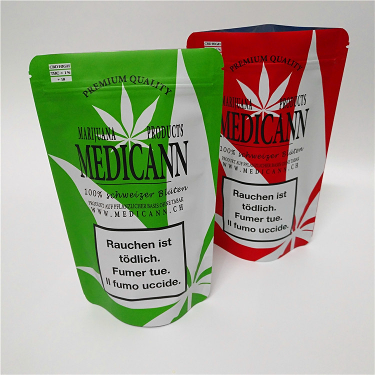 3.5g 28g 1oz Καλιφόρνια λουλουδιών το ακίνδυνο για τα παιδιά Mylar φύλλο αλουμινίου Alumnum αφής τσαντών CBD μαλακό ευθυγράμμισε τη σακούλα πακέτων Doy