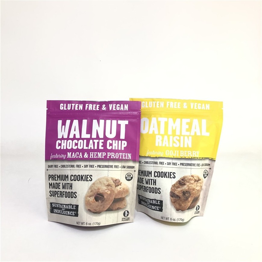 Προσαρμοσμένη στάση επάνω στη συσκευάζοντας τσάντα Mylar τροφίμων τσαντών των δυτικών ανακαρδίων καρυδιών μπισκότων βαθμού τροφίμων