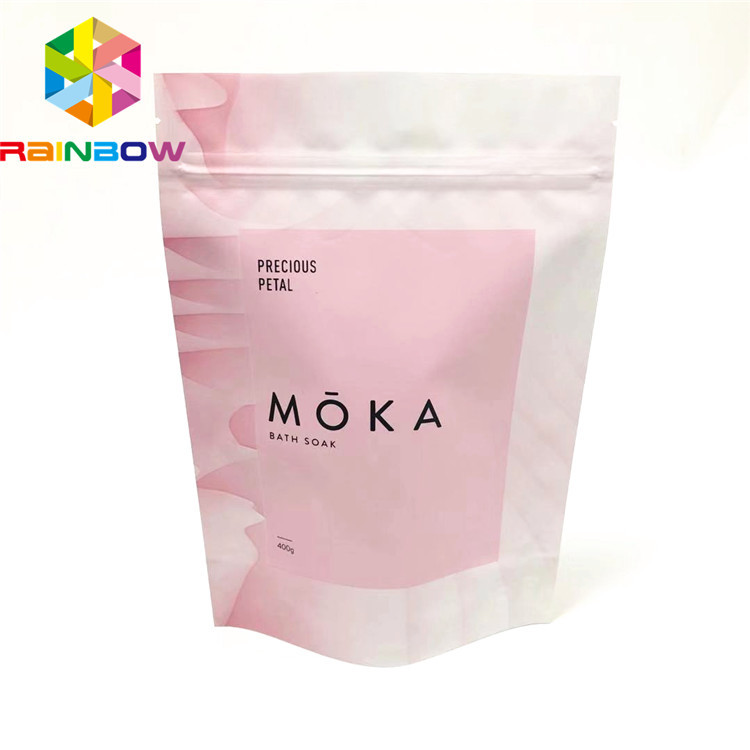 Ziplock οι τσάντες για το φύλλο αλουμινίου αργιλίου τροφίμων στέκονται επάνω τη συσκευάζοντας τσάντα λογότυπων συνήθειας τσαντών