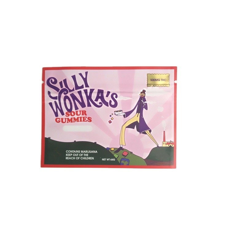 Μίνι σακούλια προμηθευτών Shenzhen για το χρυσό τσιγάρο 3 Preroll εκτύπωσης δευτερεύουσα σακούλα σφραγίδων με τις τσάντες φερμουάρ