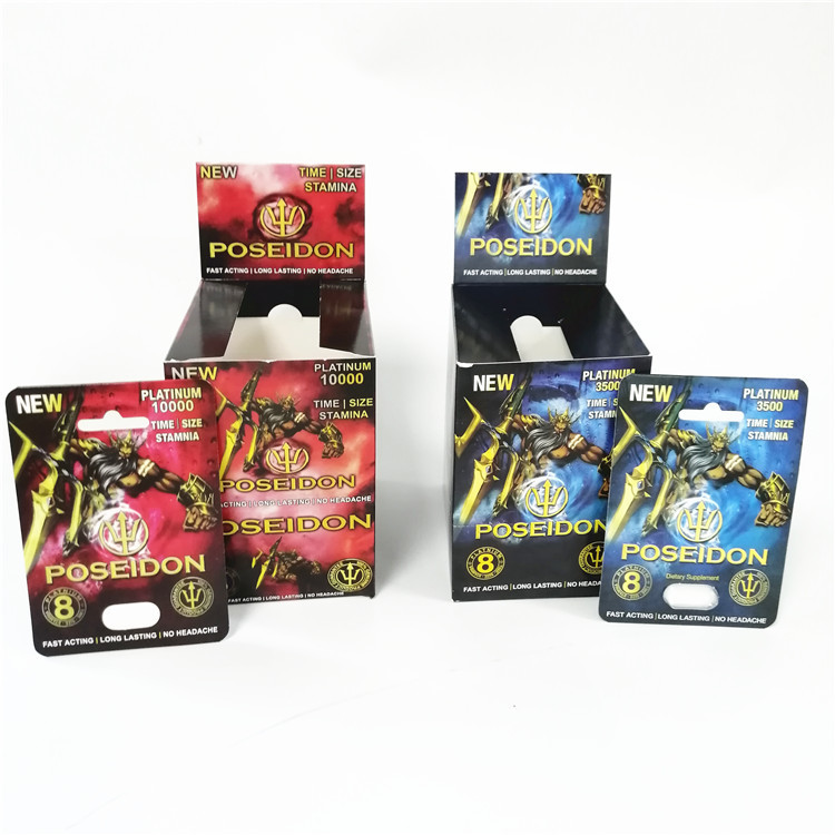 Επίδειξης συνήθειας εκτύπωσης εγγράφου καρτών αρσενικό κιβώτιο καρτών Poseidon απόδοσης ανυψωτών σεξουαλικό