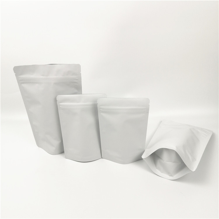 τσάντα κλειδαριών φερμουάρ γαλάτων σε σκόνη καφέ 6oz 8oz CYMK Mylar