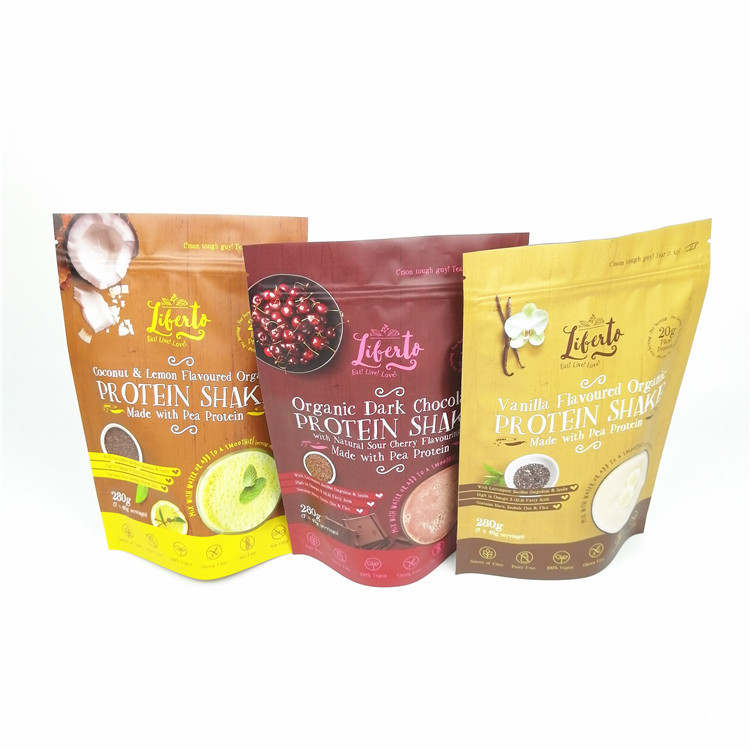 Ψηφιακή συσκευάζοντας στάση σκονών Kratom σακουλών φύλλων αλουμινίου εκτύπωσης επάνω στις mylar τσάντες φερμουάρ