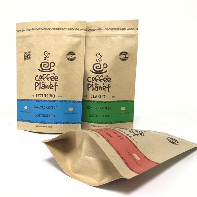 Έγγραφο MOPP VMPET της Kraft χρώματος Pantone στάση 180 μικρού επάνω στη σακούλα