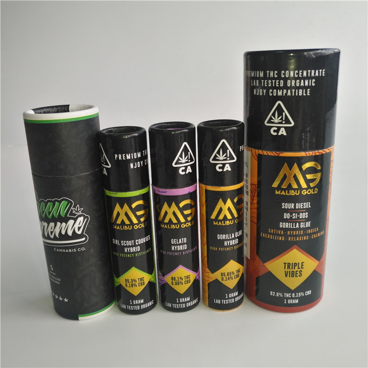 Κιβώτιο εγγράφου συνήθειας για το ε-υγρό 10ml 30ml 50ml και συσκευάζοντας κιβώτιο κυλίνδρων σωλήνων εγγράφου μπουκαλιών πετρελαίου Cbd για τη συσκευασία Hepm