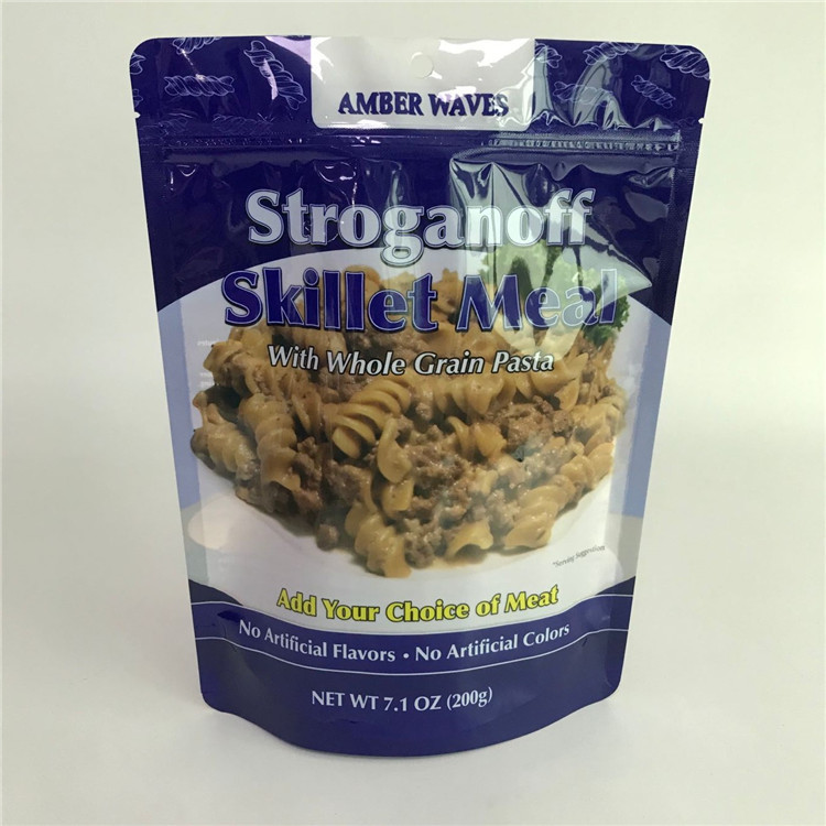 Καυτή στιλπνή στάση πώλησης που συσκευάζει επάνω τις τσάντες με τις τσάντες MylarPlastic παραθύρων για τη συσκευασία πρόχειρων φαγητών