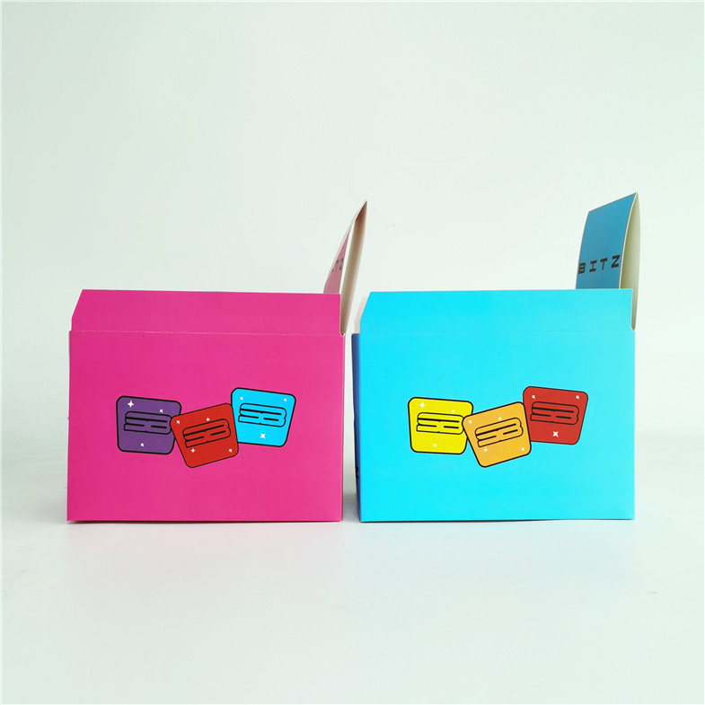 Κιβώτιο εγγράφου επίδειξης ζαρωμένου χαρτονιού σοκολάτας κέικ κιβωτίων εγγράφου εκτύπωσης συνήθειας