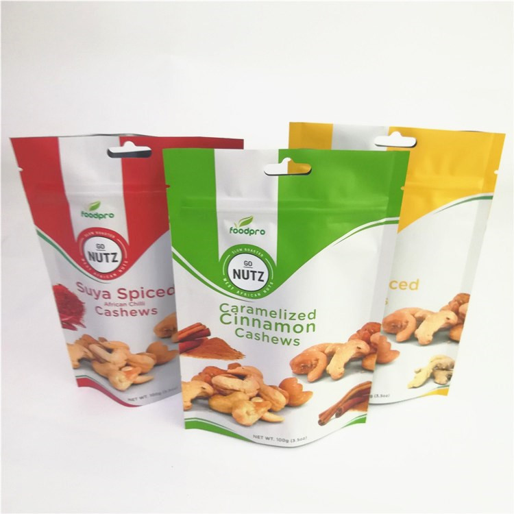 Η συνήθεια φύλλων αλουμινίου αργιλίου μεταλλινών δέχτηκε τις σακούλες στάσεων επάνω με το φερμουάρ