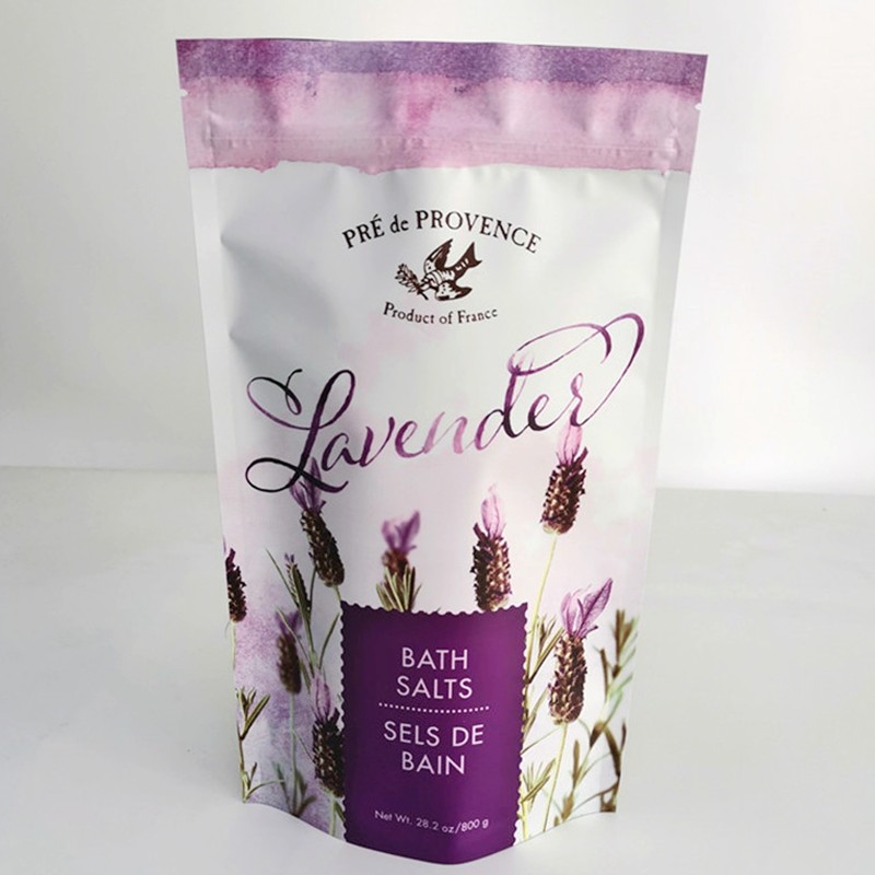 Η ελεύθερη δειγμάτων ψηφιακή εκτύπωσης Resealable στάση τσαντών λουτρών αλατισμένη συσκευάζοντας επάνω στο σώμα καφέ σακουλών 200G τρίβει την τσάντα